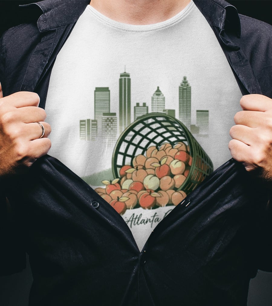 Bucket Of Peaches Golf City Skyline T-Shirt