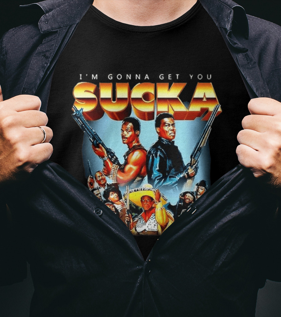 I'm Gonna Git You Sucka 1988 Movie Satirical Comedy T-Shirt