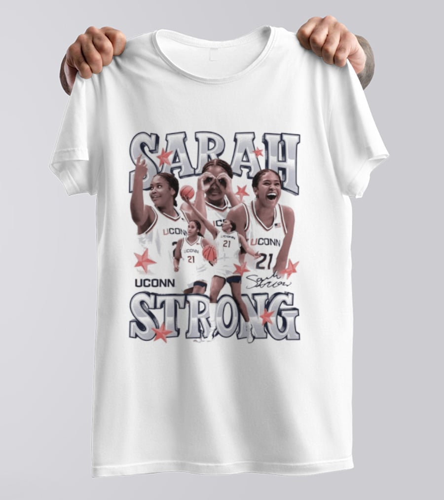 Sarah Strong UConn Huskies Basketball Stars Team Spirit T-Shirt