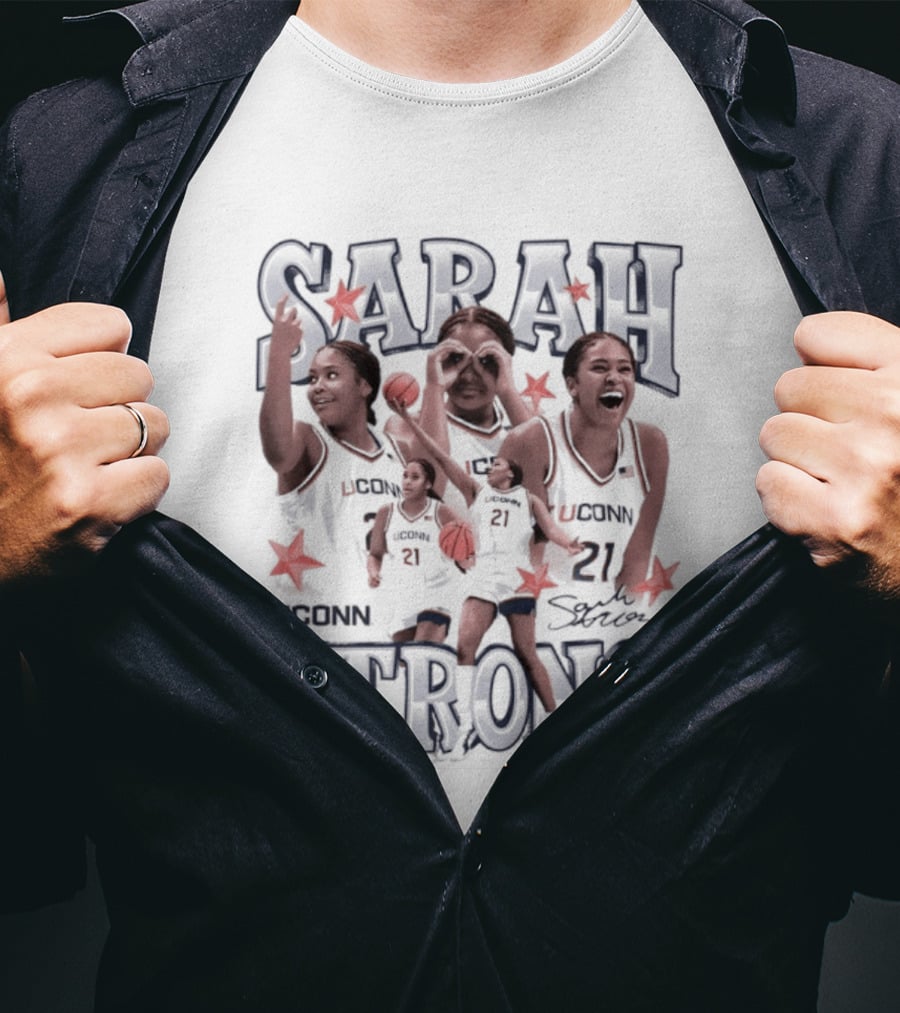 Sarah Strong UConn Huskies Basketball Stars Team Spirit T-Shirt