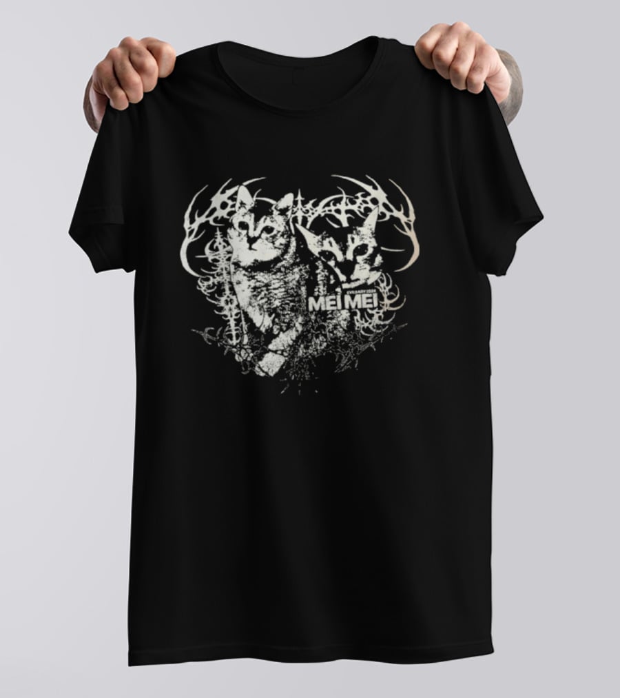 Cat Mei Mei Antler Heart T-Shirt