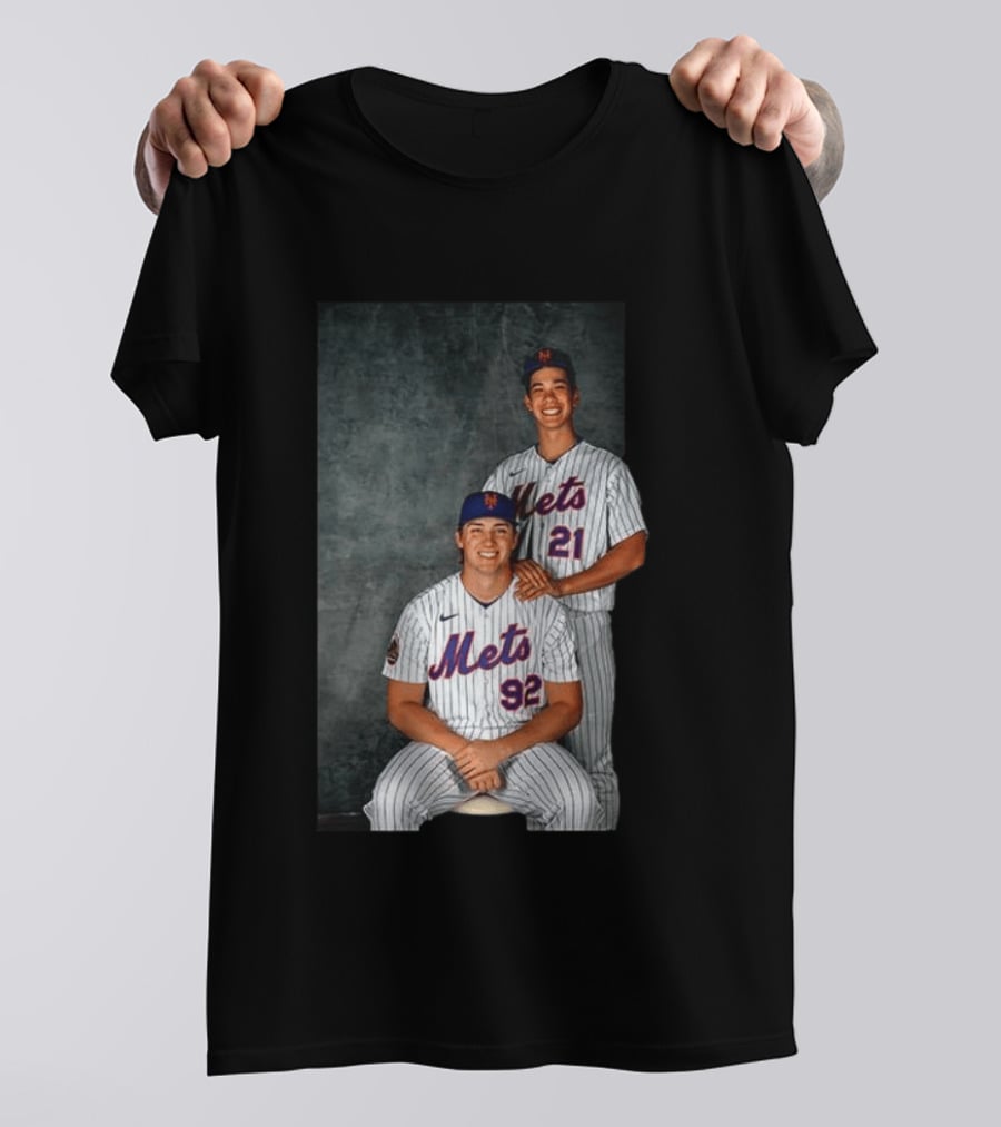 New York Mets Jonathan Pintaro Jonah Tong Step Brother Team Players T-Shirt