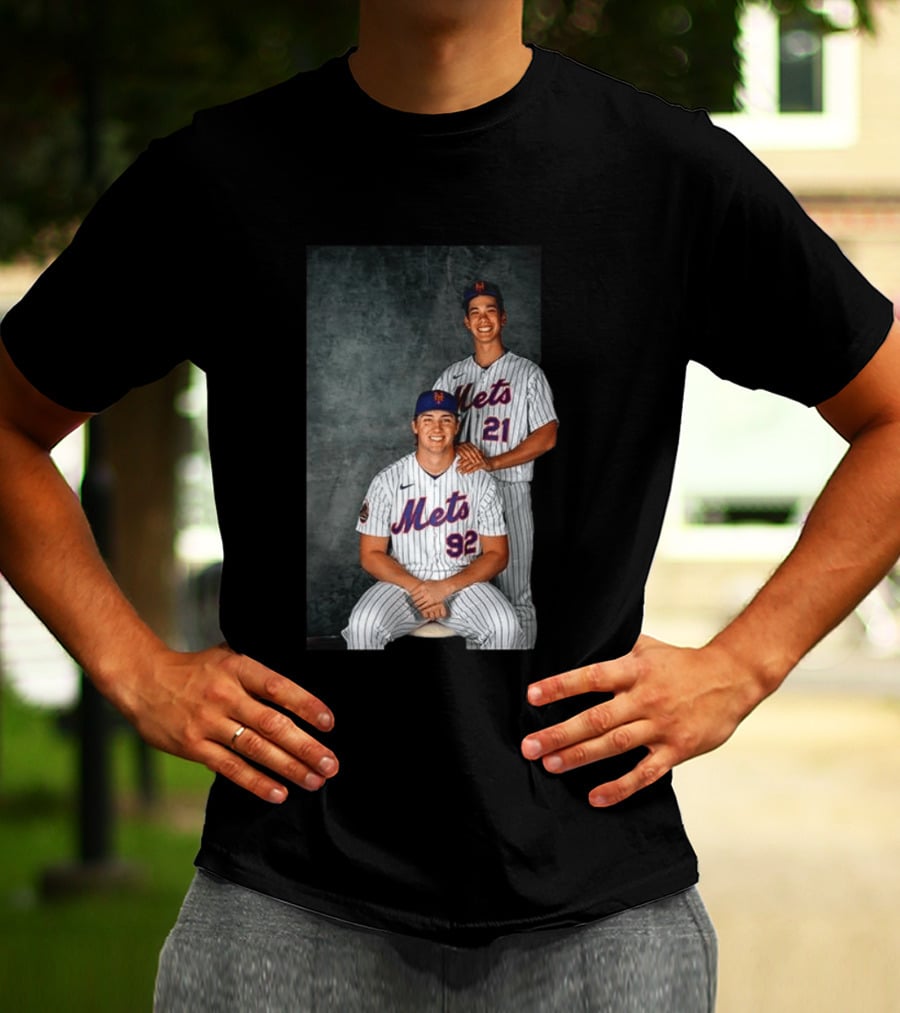 New York Mets Jonathan Pintaro Jonah Tong Step Brother Team Players T-Shirt