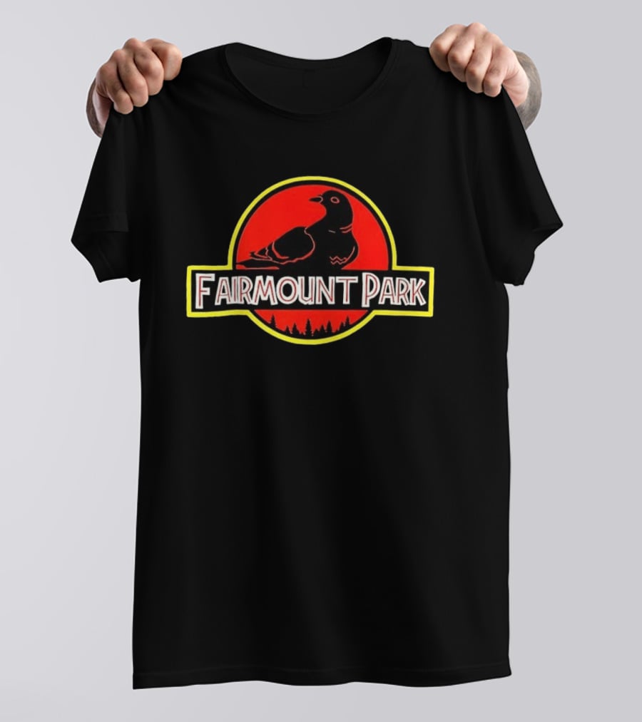 Fairmount Park Pigeon Jurassic Park T-Shirt