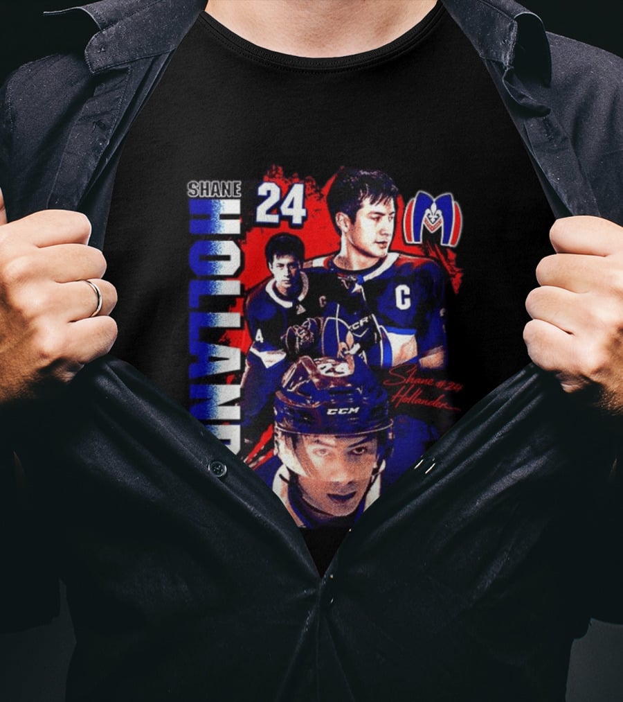 Shane Hollander 24 MLH Hockey Heated Rivalry Romantic T-Shirt