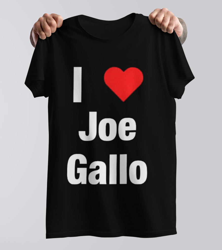 I Love Joe Gallo Merrimack Warriors Basketball T-Shirt
