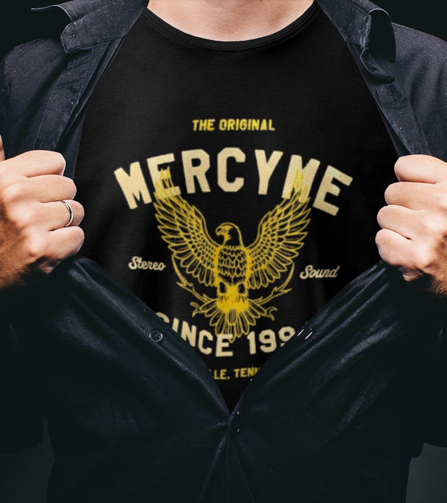 The Original MercyMe Stereo Sound Since 1994 Nashville Tenn USA Eagle T-Shirt