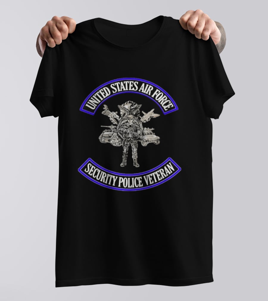 United States Air Force Security Police Veteran Military T-Shirt