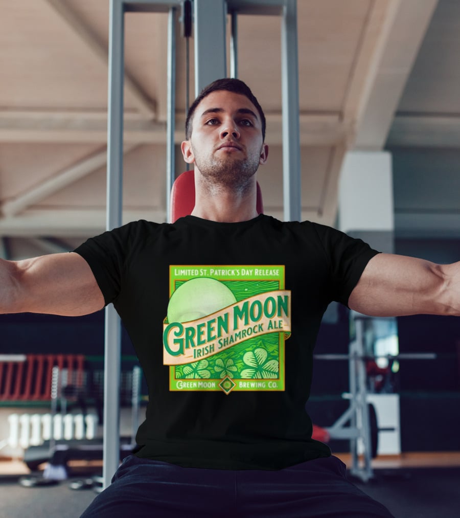 Green Moon Irish Shamrock Ale Limited St. Patrick's Day Release Green Moon Brewing Co T-Shirt