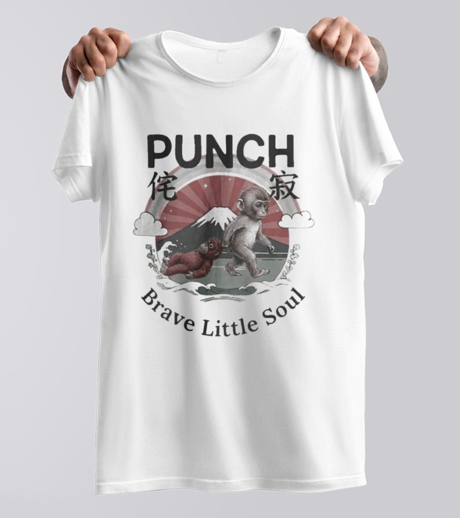 PUNCH Baby Monkey Brave Little Soul T-Shirt