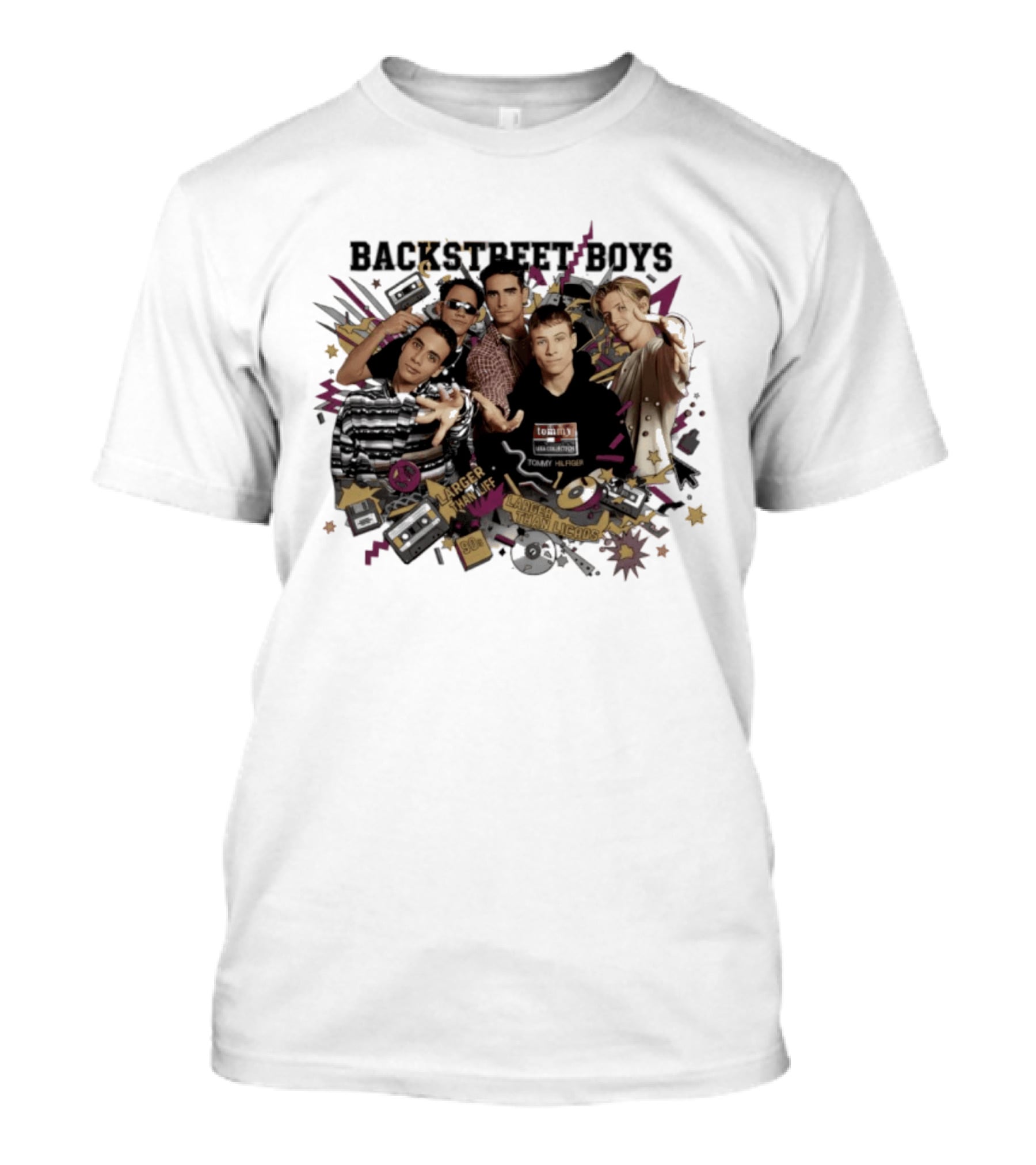 Backstreet Boys Larger Than Life 90s Style Music T-Shirt