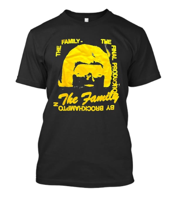 The Family The Final Production By Brockhampton Face Silhouette Yellow T-Shirt