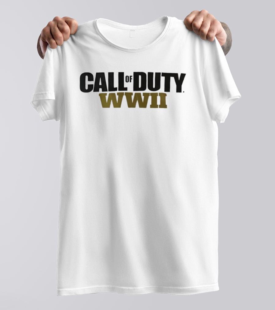 Call Of Duty WWII Gaming Merchandise Iconic Title T-Shirt