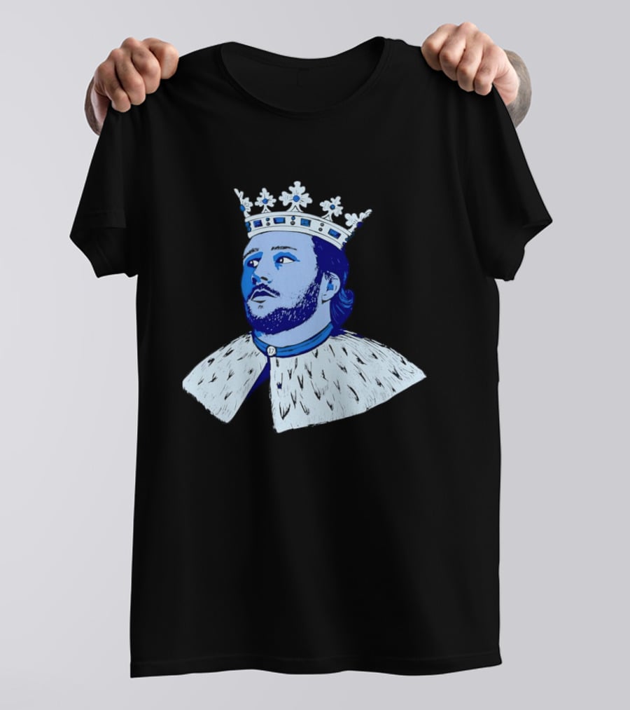 King Joshua MVP Josh Allen Regal Crown T-Shirt