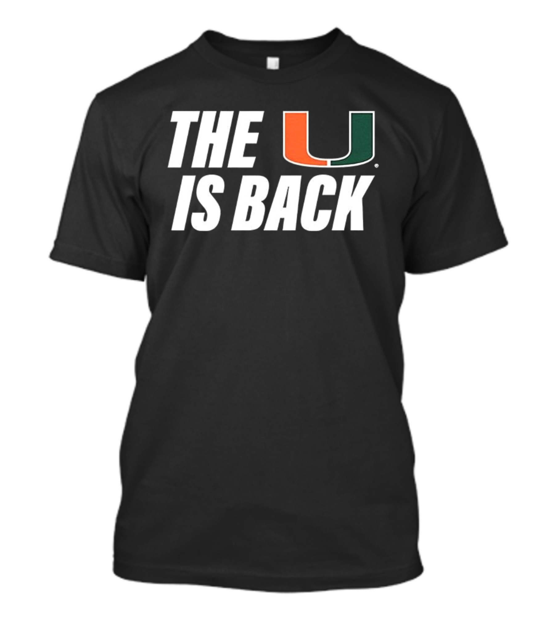 Miami Hurricanes The U Is Back NCAA Football Fan T-Shirt
