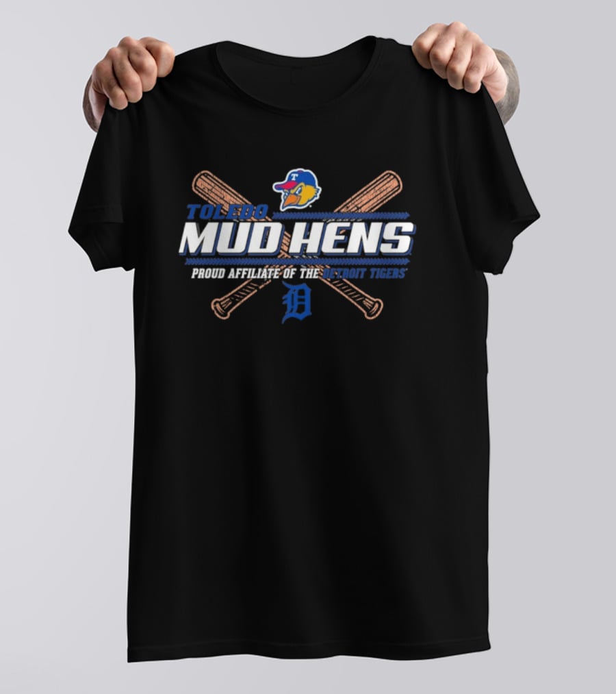 Toledo Mud Hens Proud Affiliate Of The Detroit Tigers Baseball T-Shirt