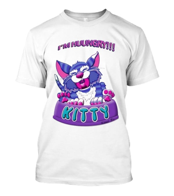 I'm Huungry Kitty Cartoon T-Shirt