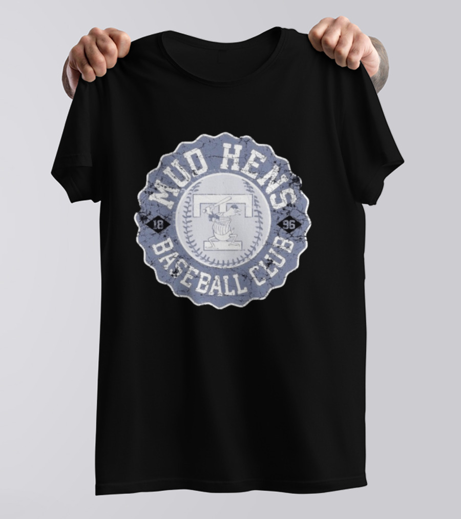 Mud Hens Baseball Club 1896 Toledo Stamp T-Shirt