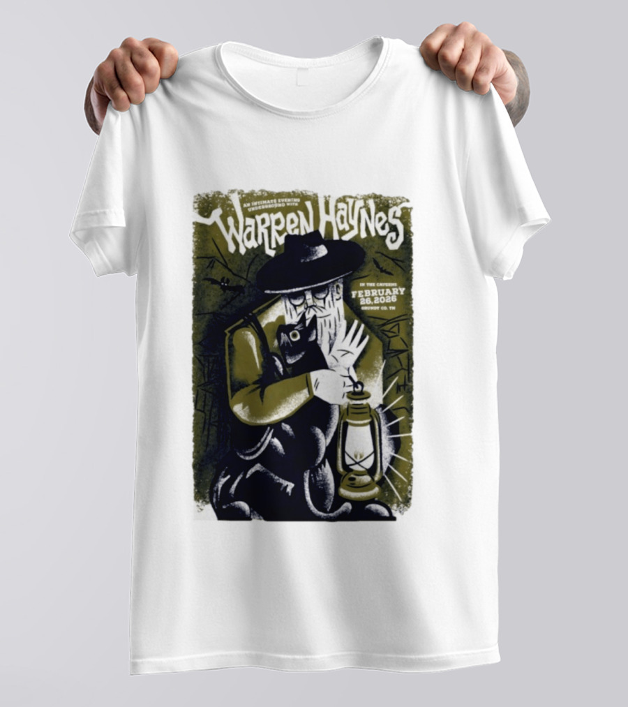 Warren Haynes An Intimate Evening February 26 2026 Grundy County TN Lantern T-Shirt