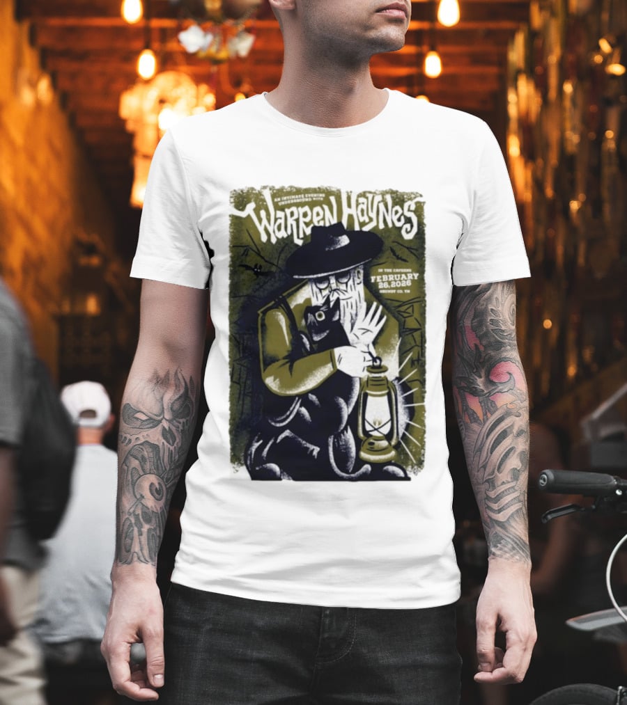 Warren Haynes An Intimate Evening February 26 2026 Grundy County TN Lantern T-Shirt