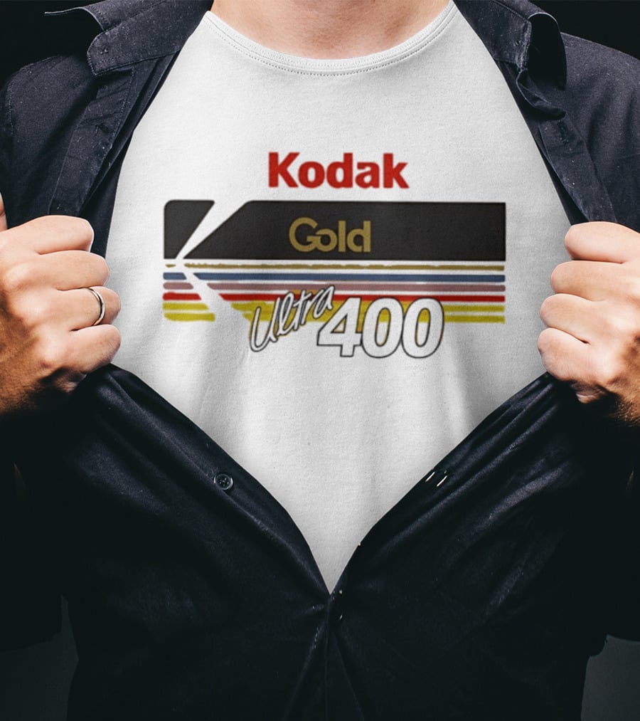 Kodak Gold Ultra 400 Vintage Camera Film T-Shirt