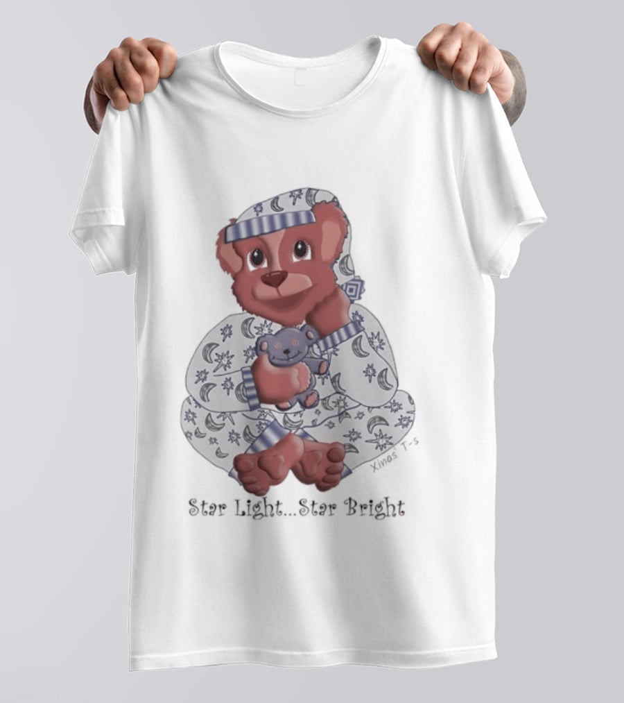 Star Light Star Bright Sleepy Bear Pajama Magic T-Shirt