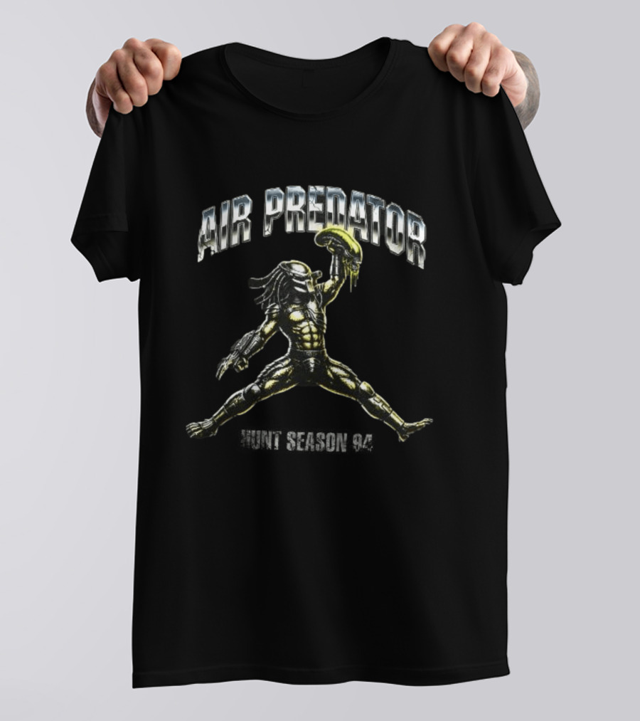 Air Predator Hunt Season 94 Jumpman Alien Warrior T-Shirt