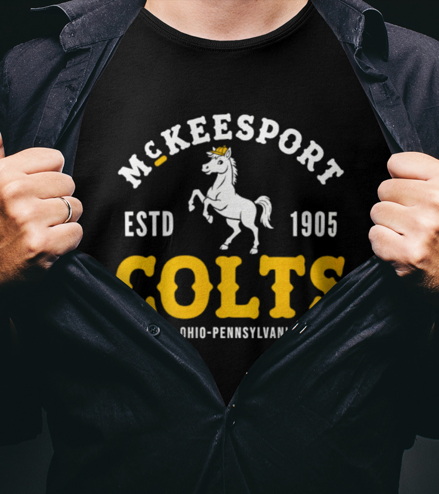 McKeesport Colts ESTD 1905 Class C Ohio Pennsylvania League T-Shirt