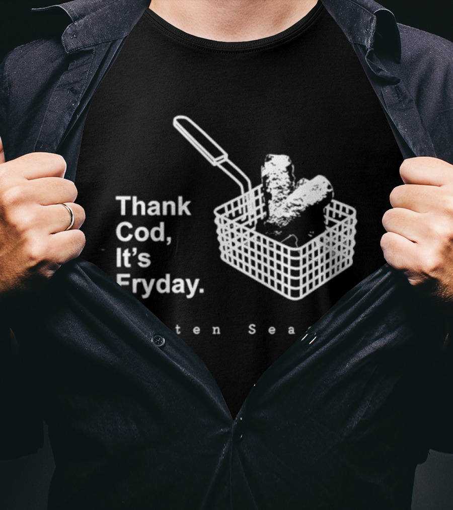 Thank Cod It's Fryday Lenten Season Fish Fry Humor T-Shirt