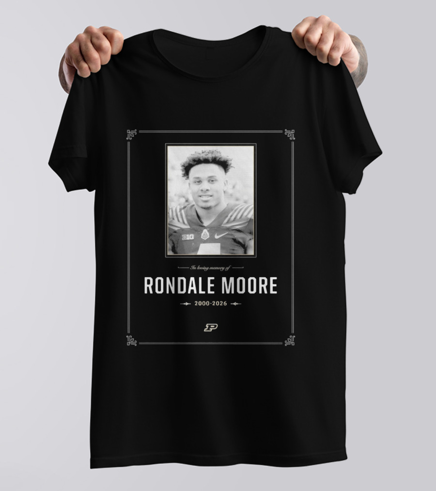 Rondale Moore Memorial 2000 2026 Purdue Football T-Shirt