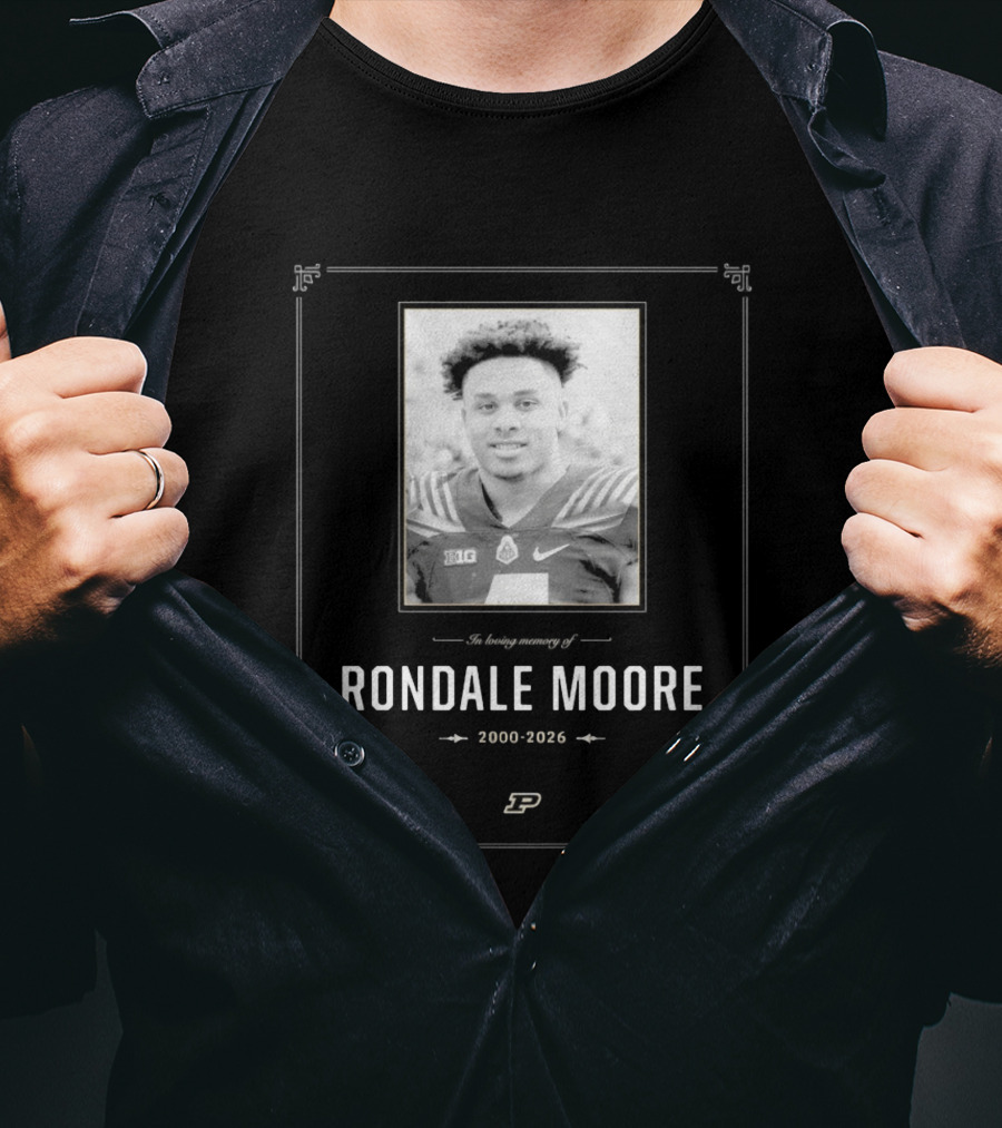 Rondale Moore Memorial 2000 2026 Purdue Football T-Shirt