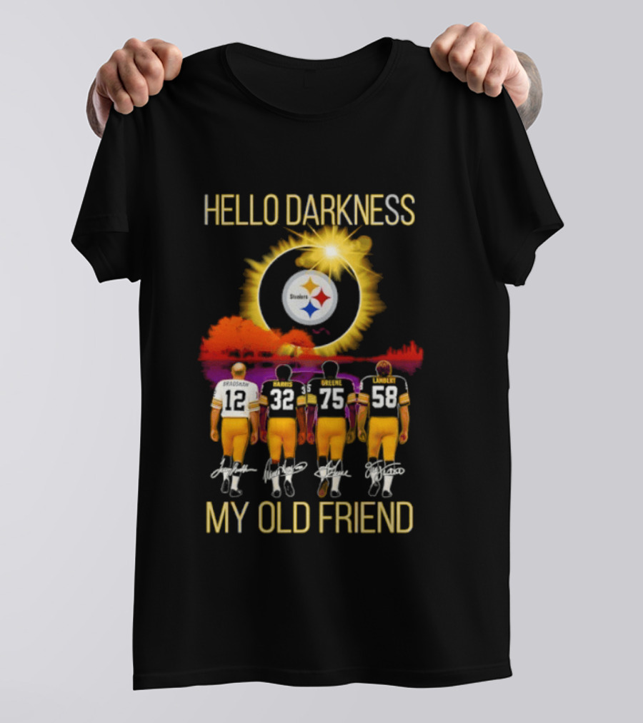 Pittsburgh Steelers Players Hello Darkness My Old Friend T-Shirt