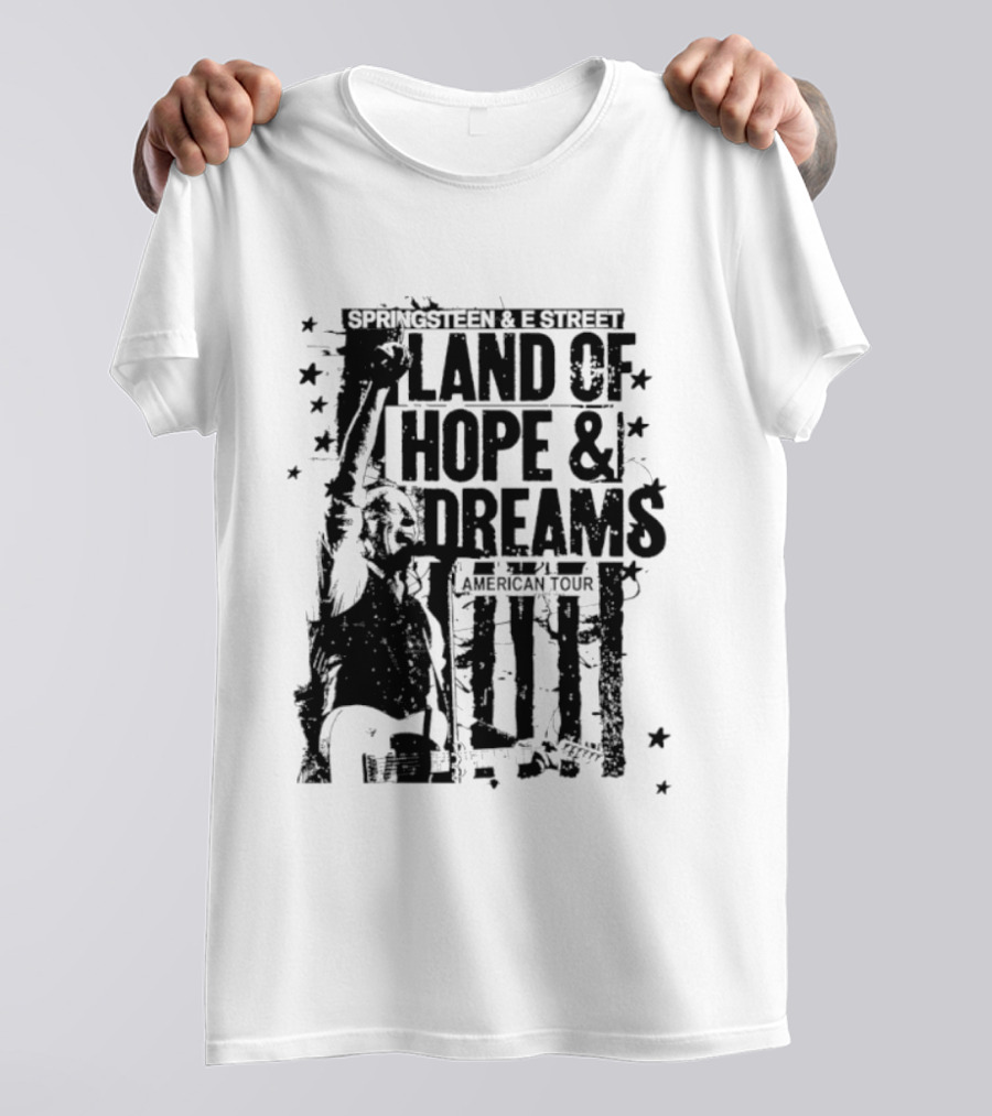 Springsteen E Street Land Of Hope And Dreams American Tour 2026 T-Shirt