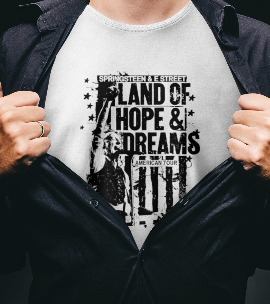 Springsteen E Street Land Of Hope And Dreams American Tour 2026 T-Shirt