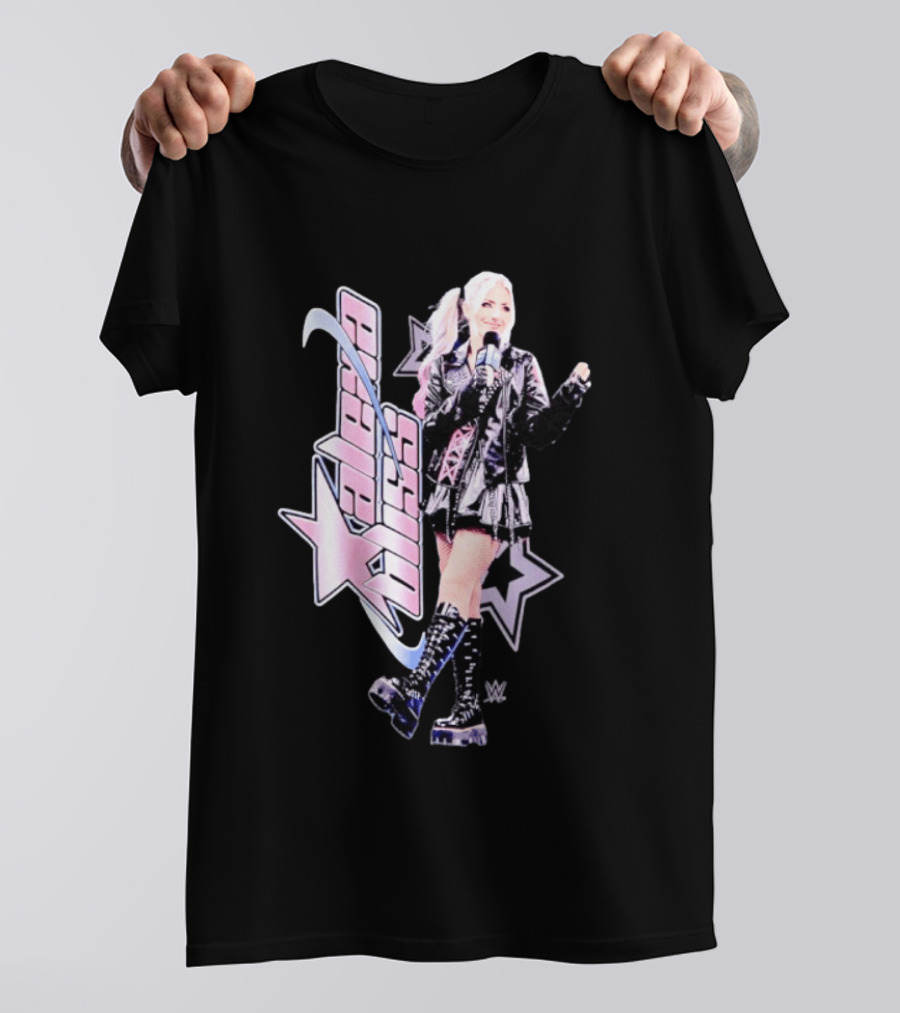 WWE Alexa Bliss Star Theme With Microphone And Boots T-Shirt