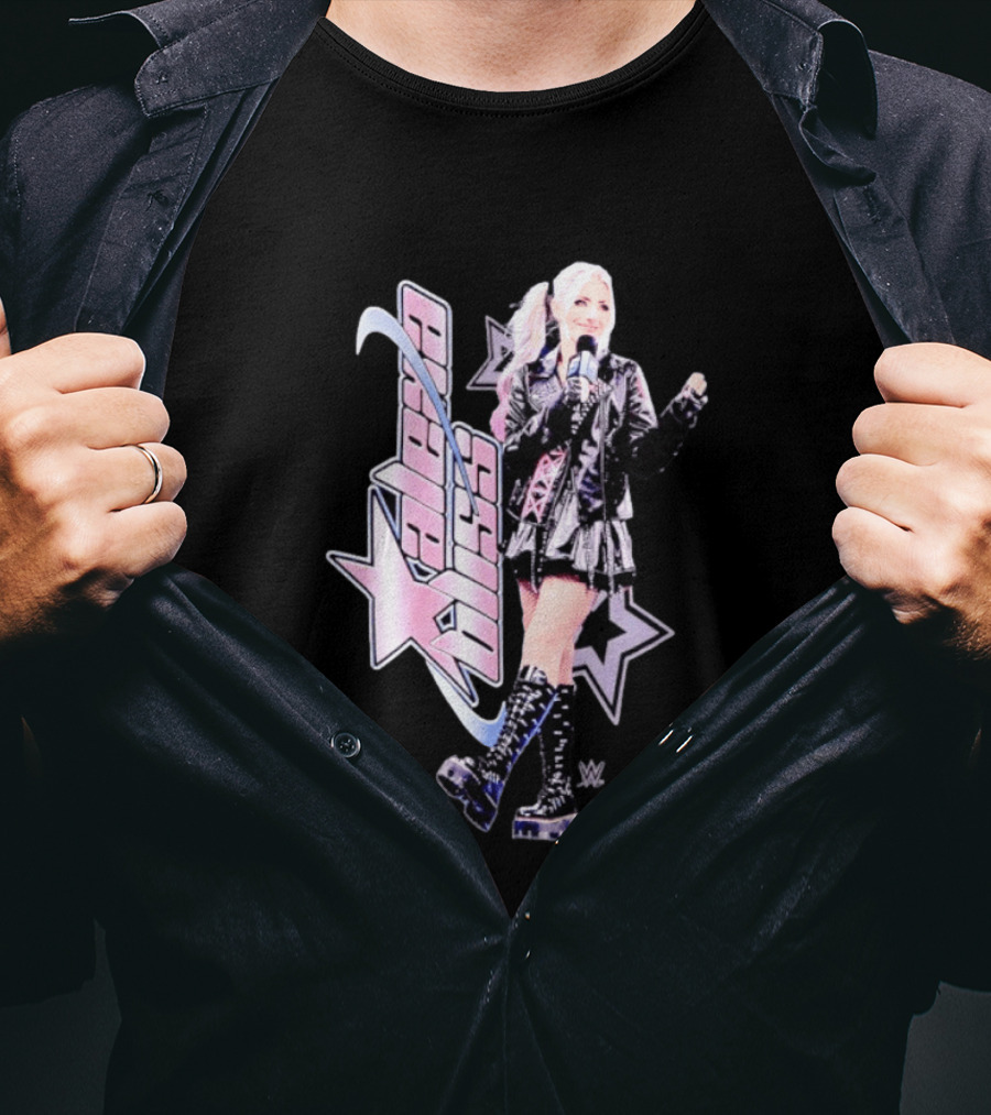 WWE Alexa Bliss Star Theme With Microphone And Boots T-Shirt