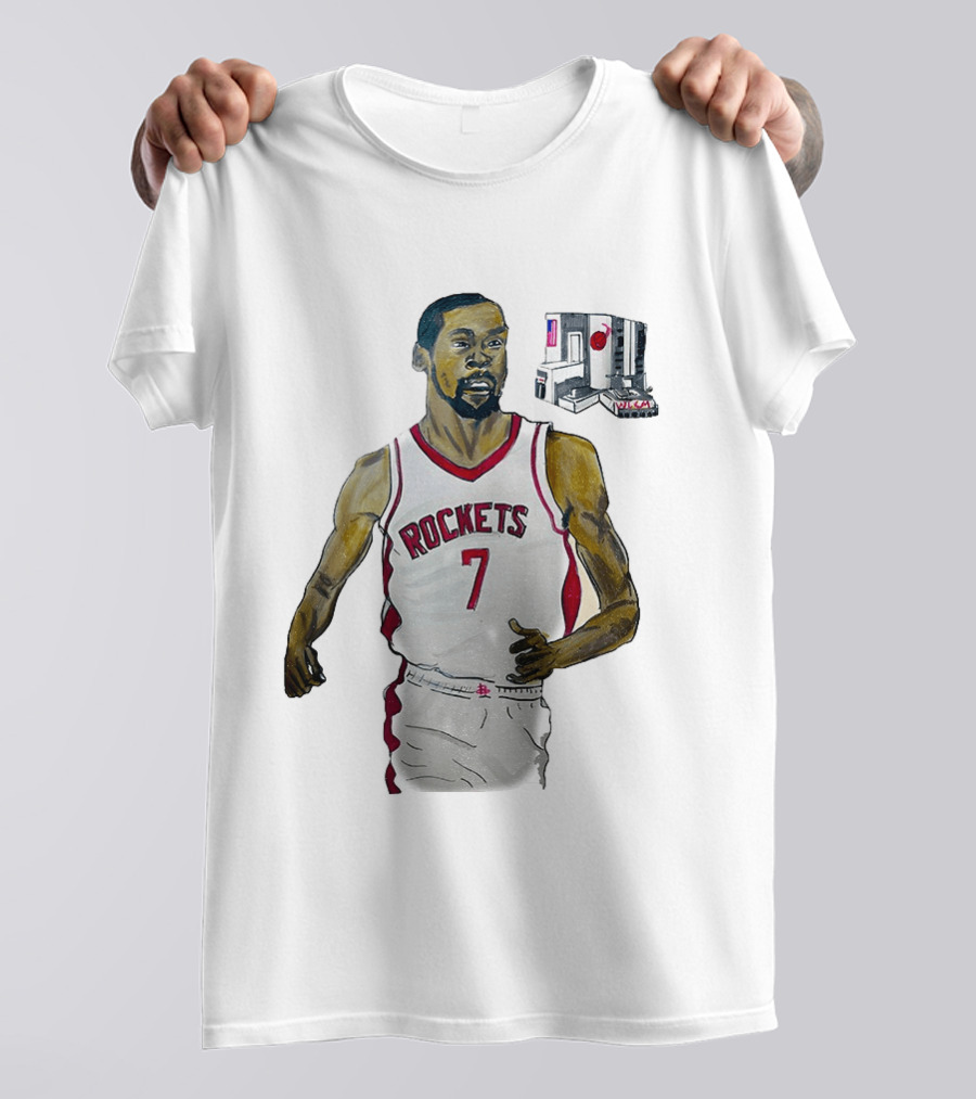 Kevin Durant Rockets Number 7 Basketball Fan T-Shirt