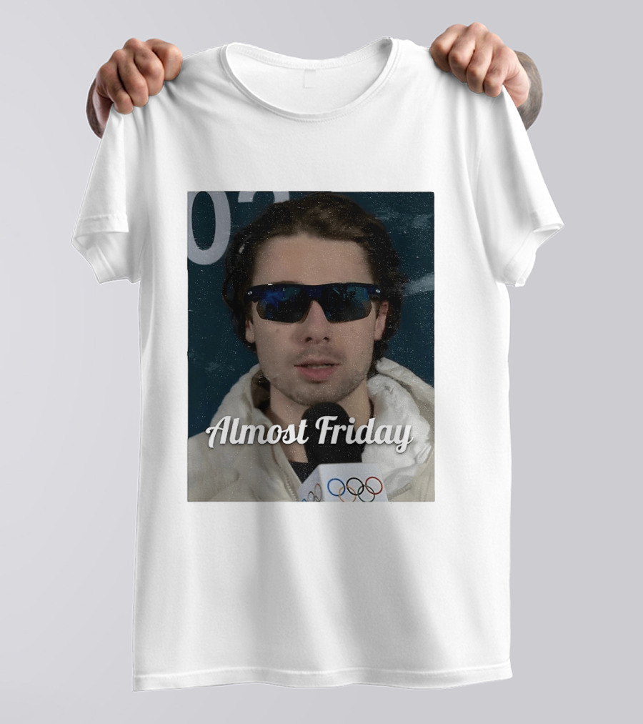 Quinn Hughes Almost Friday Olympics Sunglasses Interview T-Shirt