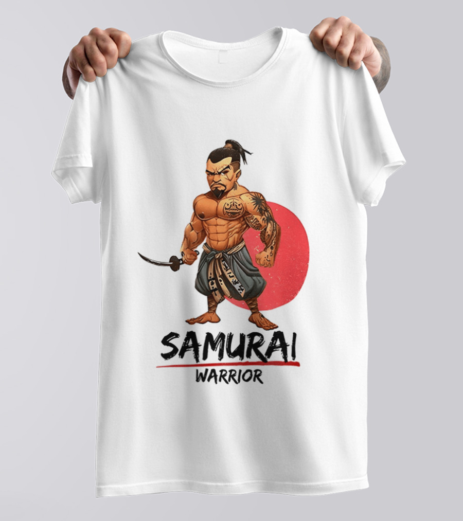 Samurai Warrior Strong Japanese T-Shirt