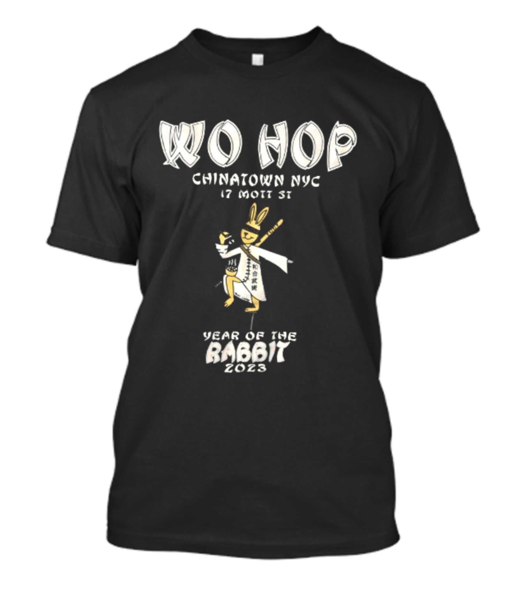 Wo Hop Chinatown NYC 17 Mott St Year Of The Rabbit 2023 T-Shirt