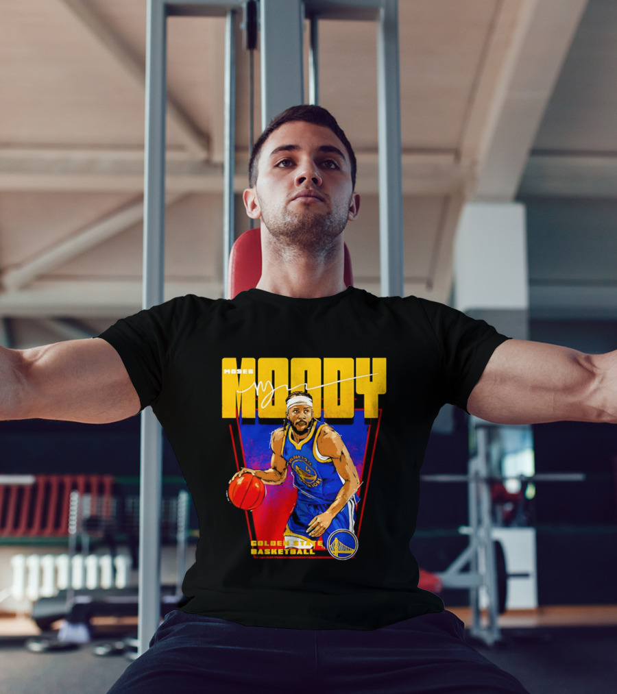 Moses Moody Golden State Warriors Basketball T-Shirt