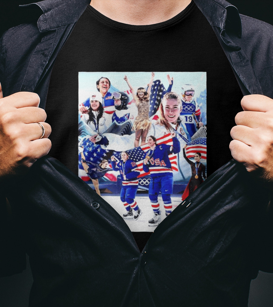 Team USA Dominated Winter Olympics Triumph T-Shirt