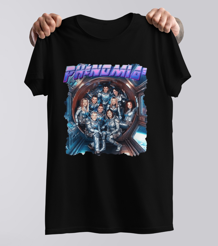 Phénomia9 Y2K Remix TV Series Space Crew T-Shirt