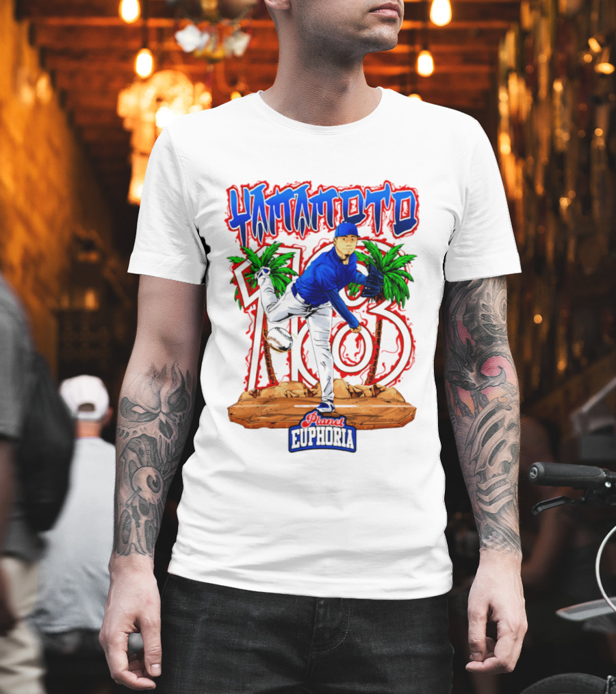 Yamamoto 103 Euphoria Hand Drawn Dodgers T-Shirt