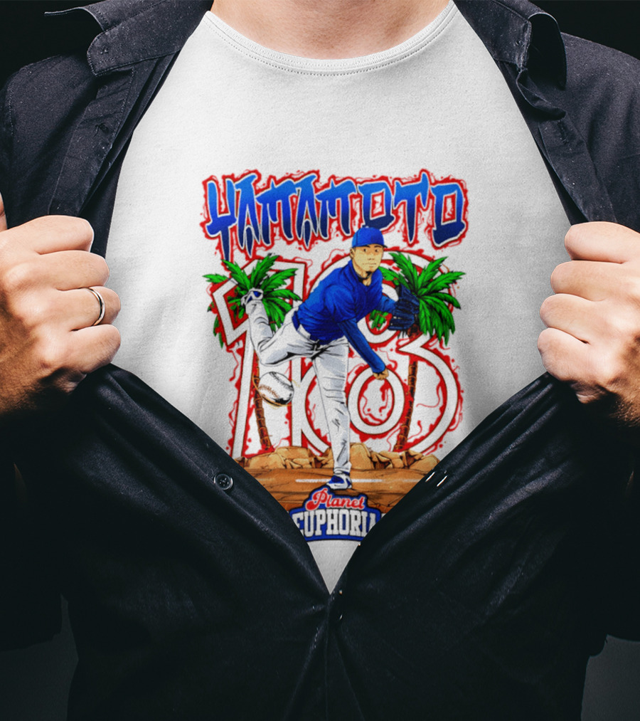 Yamamoto 103 Euphoria Hand Drawn Dodgers T-Shirt