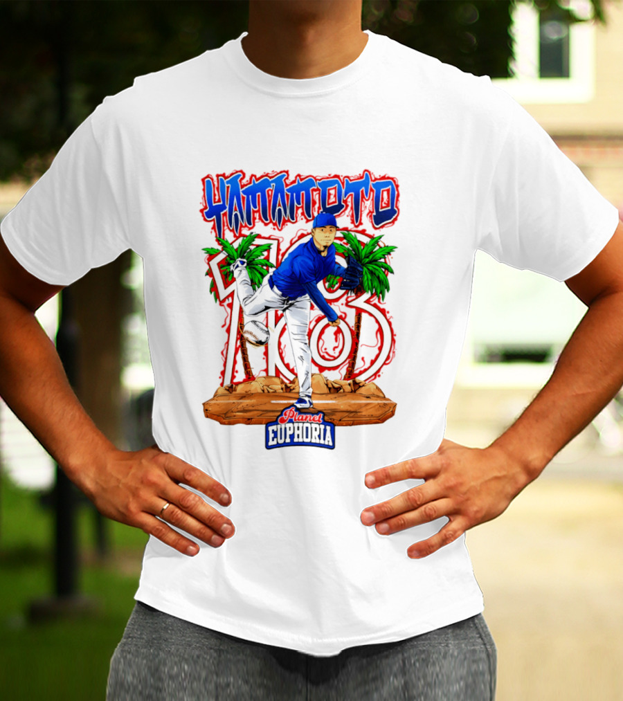 Yamamoto 103 Euphoria Hand Drawn Dodgers T-Shirt