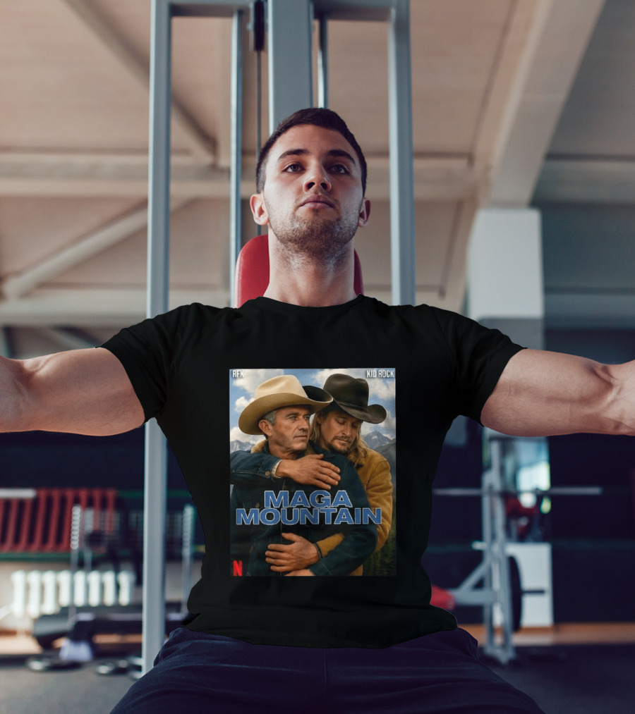 RFK Kid Rock Maga Mountain Netflix Parody Cowboy T-Shirt