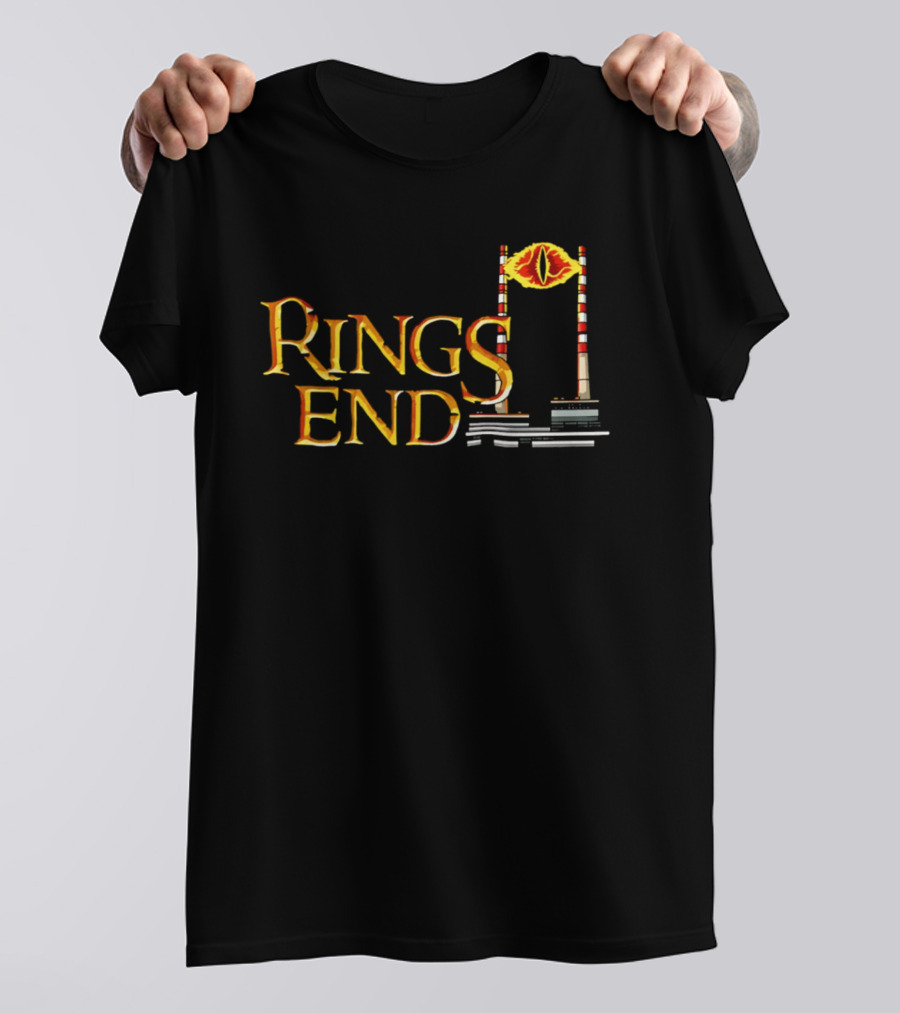 Rings End Sauron Eye Tower T-Shirt