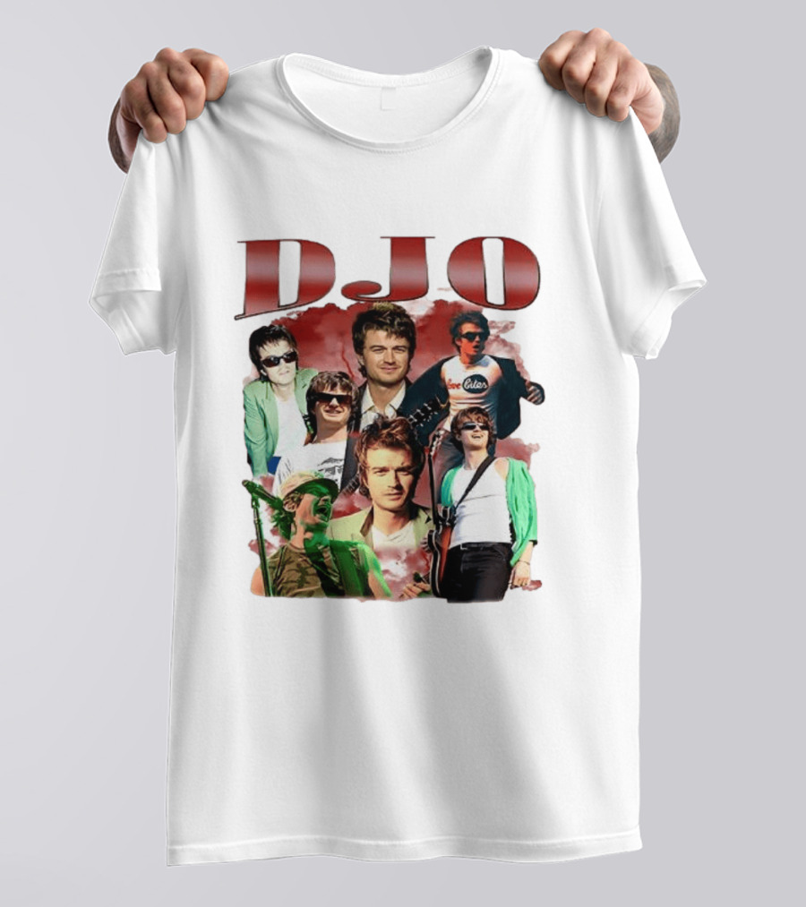 DJO Bootleg Vintage Retro Music Collage T-Shirt