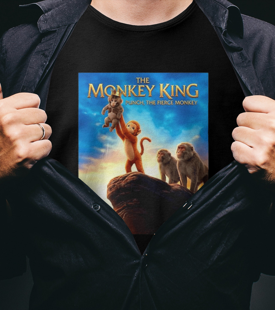 The Monkey King Punch The Fierce Monkey Epic Adventure T-Shirt